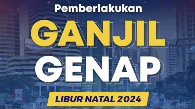 Featured Post Image - Jadwal Ganjil Genap Jakarta untuk Libur Natal 2024 Diterapkan 27-31 Desember